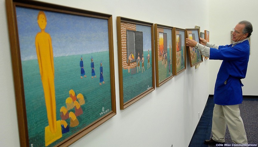 Theora Hamblett Paintings at the University Museum
